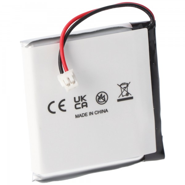 Li-polymeer batterij - 1000mAh (3.7V) - voor draadloze headset, koptelefoon zoals Sony 1588-0911, LIS1662HNPC, SM-03, SP 624038