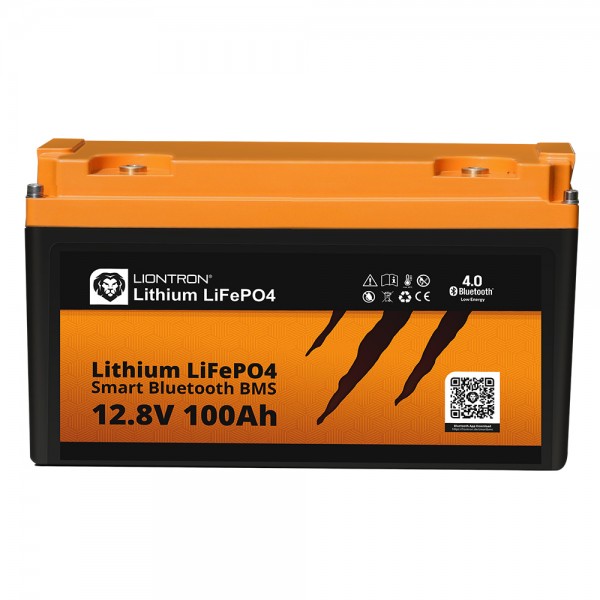 LIONTRON LiFePO4 batterij Smart BMS 12.8V, 100Ah - volledige vervanging voor 12 volt loodbatterijen