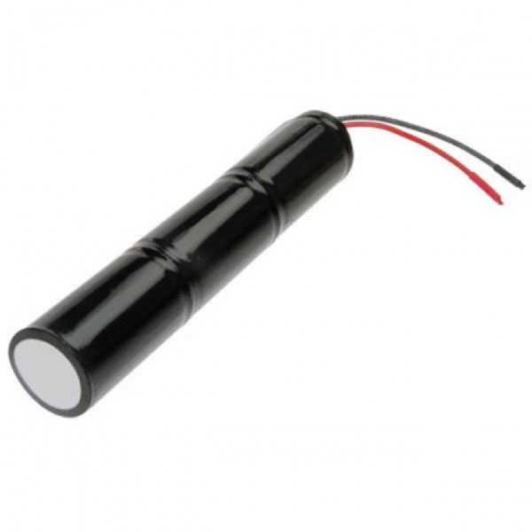 BlackFox noodverlichting batterij L1x3 Blaxkfox BF-4000DH met kabel 10cm met open draad 3.6V, 4000mAh