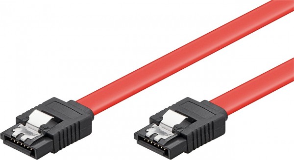 Goobay HDD S-ATA-kabel 1,5 GBit/s/3 GBit/s Clip - SATA L-type connector > SATA L-type connector