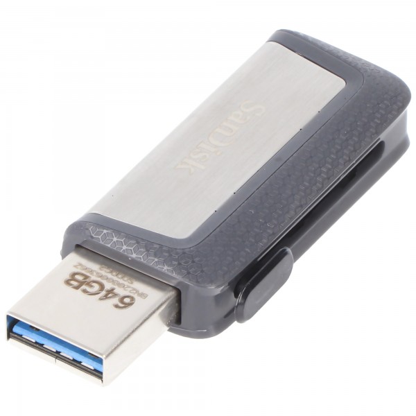 Sandisk USB 3.1 OTG Stick 64GB, Ultra Dual Drive Type-AC, (R) 150MB/s, Memory Zone, blisterverpakking