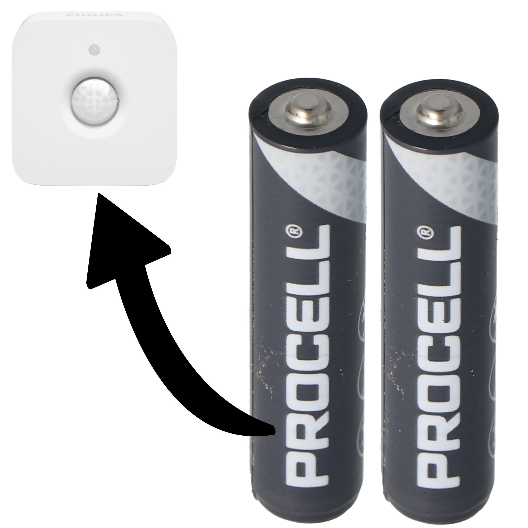Meerdere Verscheidenheid Naar boven Batterij geschikt voor Philips HUE Motion Indoor Sensor 2x Duracell Procell  Alkaline LR03 Micro AAA | Batterij voor smarthome | Batterijen | Akku-Shop  Nederland