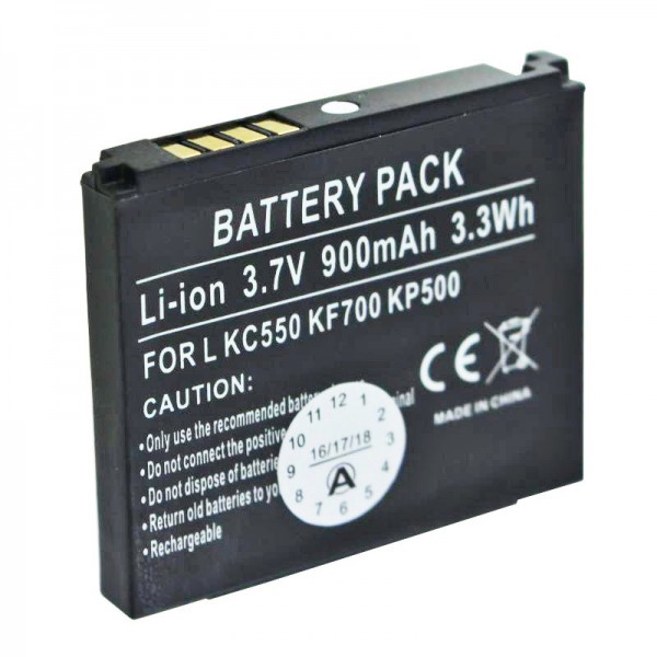 AccuCell-batterij geschikt voor LG KC550, KF690, KF700, KP500, KP501