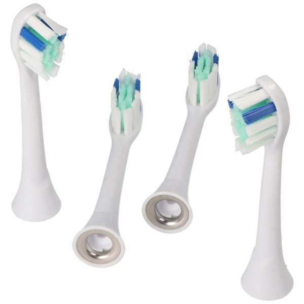 4 stuks Deep Cleaning Brush vervangende opzetborstels voor elektrische tandenborstels van Philips, geschikt voor bijvoorbeeld Philips HX3 HX6 HX8 HX9 serie