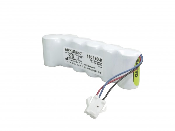 NC-batterij geschikt voor Micro Medical Microlab 3500 longfunctietester (spirometer) / MK4 / 69100700, MLA5009