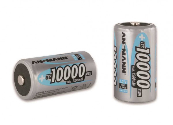 Ansmann NiMH-batterij type 10000 Mono 9300mAh