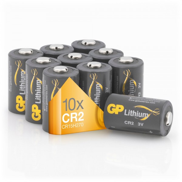 CR2 GP Foto-Lithium batterij 10 stuks