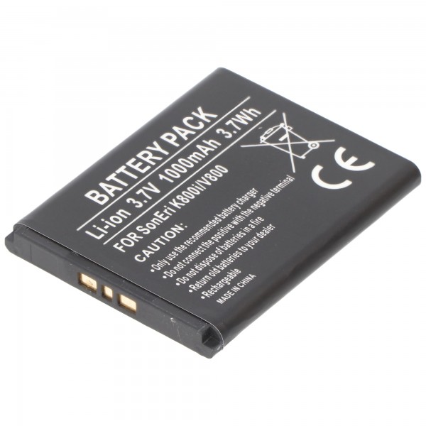 AccuCell-batterij geschikt voor Sony Ericsson BST-33-batterij