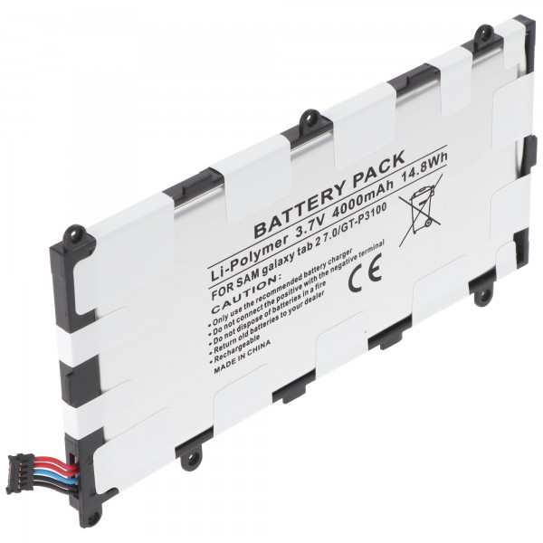 Batterij geschikt voor de Samsung Galaxy Tab 2 7.0 batterij AA1BC20o / TB, AA1C426bS / TB, SP4960C3B