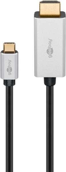Goobay adapterkabel USB-C™ naar HDMI™, 2 m - USB-C™ stekker > HDMI™ stekker (type A)