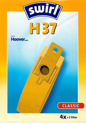 Swirl stofzuigerzak H37 Classic gemaakt van speciaal papier voor Hoover stofzuigers