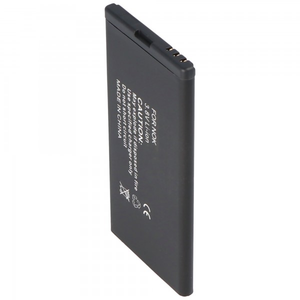 Batterij geschikt voor Nokia BV-T5C batterij Nokia Lumia 640, Microsoft Lumia 640, 2500mAh, max. 9,5Wh