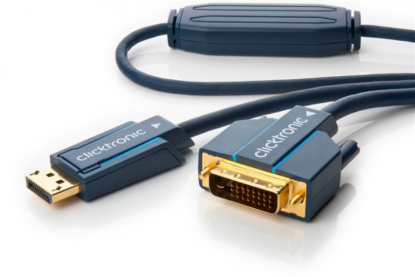 DisplayPort / DVI-adapterkabel Videoadapter tussen DisplayPort en DVI-D