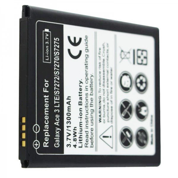 Samsung Galaxy ACE 3, 3G LTE GT-S7270 oplaadbare batterij van AccuCell