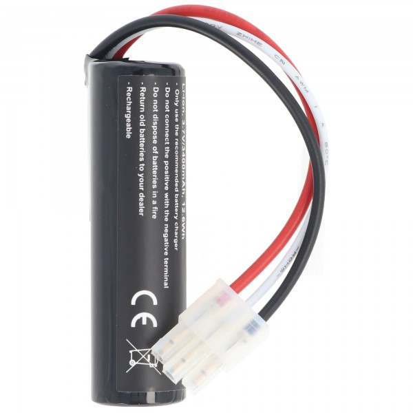 Batterij geschikt voor Ultimate Ears UE Boombox, Li-ion, 3,7 V, 3400 mAh, 12,6 Wh, ingebouwd, zonder gereedschap