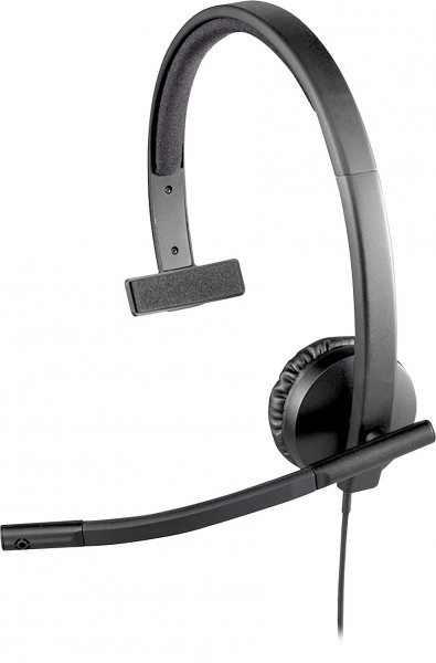 Logitech Headset H570e, USB, Mono zwart, Business