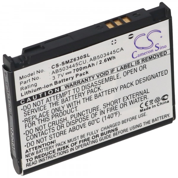 AccuCell-batterij geschikt voor Samsung SGH-Z540, -Z630, -P520, -P528