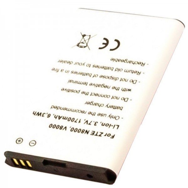 Batterij geschikt voor de ZTE Li3719T42P3h644161 batterij ZTE MF80, Nova 4.0, N8000, V8000