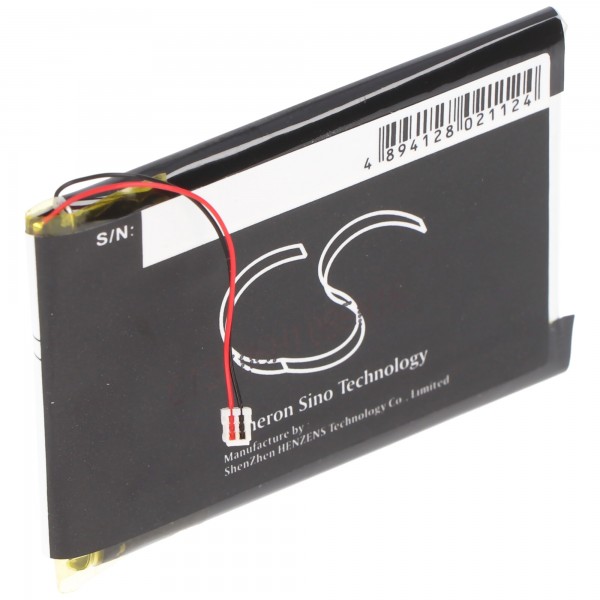 Li-polymeer batterij - 750mAh (3.7V) - voor MP3-spelers, muziekspelers zoals Sony 1-756-763-11, 7Y19A60823, LIS1401