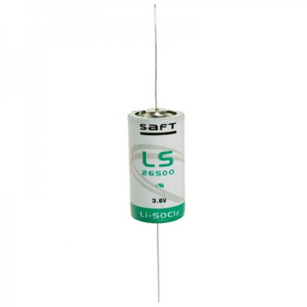 SAFT LS26500 lithiumbatterij Li-SOCI2, C-formaat met axiale draad