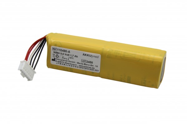 NiMH-batterij geschikt voor Fukuda Denshi EKG CardiMax FX-7202