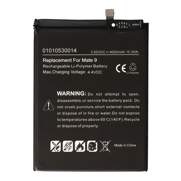 Batterij geschikt voor de Huawei Mate 9 batterij HB396689ECW, Mate 9 Dual SIM, MHA-L09, MHA-L29, MHA-TL00