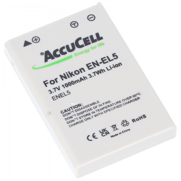 AccuCell-batterij geschikt voor Klicktel Navigator K5, 1100 mAh