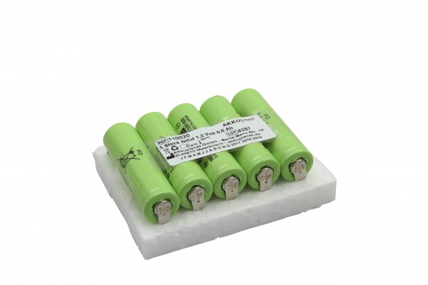 NC-batterij geschikt voor Fresenius Vial (MCM) Injektomat S - enkele cellen