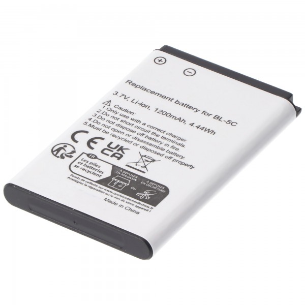 AccuCell-batterij geschikt voor Holux GPSlim 236, 1000mAh