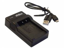 Micro USB acculader geschikt voor Panasonic DMW-BCF10E en andere