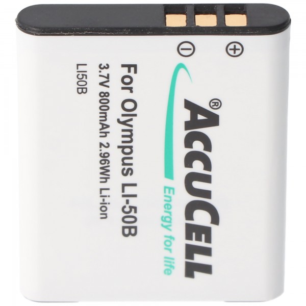 AccuCell-batterij geschikt voor Panasonic VW-VBX090-batterij