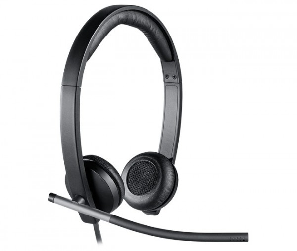 Logitech Headset H650e, USB, Stereo zwart, Business