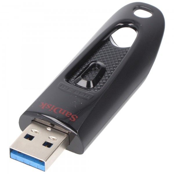 Sandisk USB 3.0 Stick 128GB, Ultra Type-A, (R) 130MB/s, SecureAccess, blisterverpakking