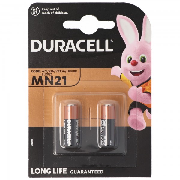 Duracell MN21 12V batterij, Varta V23GA, GP23A, K23A, LRV08, E23A