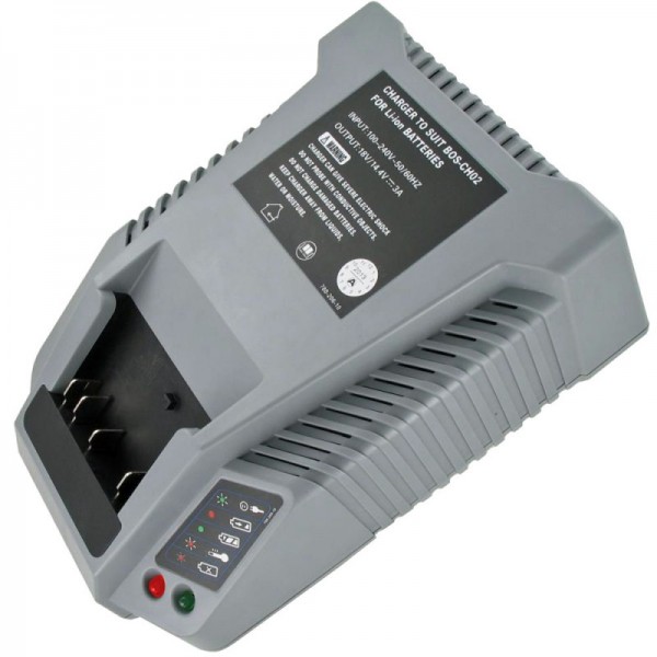 Oplader voor Bosch Li-ion-batterijen GSR 14.4 VE-2-LI, GSR 14.4 V-LI, GSR 14.4 V-LIN en andere