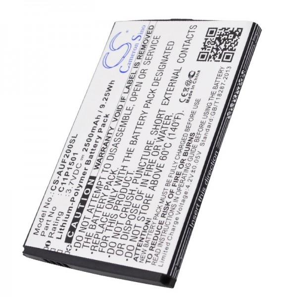 Batterij geschikt voor Asus Zenfone 2 batterij 0B200-01770200, C11P1501