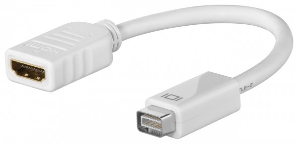 Goobay Mini DVI/HDMI™-adapterkabel - Mini-DVI-stekker > HDMI™-bus (type A)