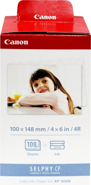 Canon inktcartridges voordeelpakket KP-108IN kleur incl. 3x36 vellen fotopapier 10x14,8c