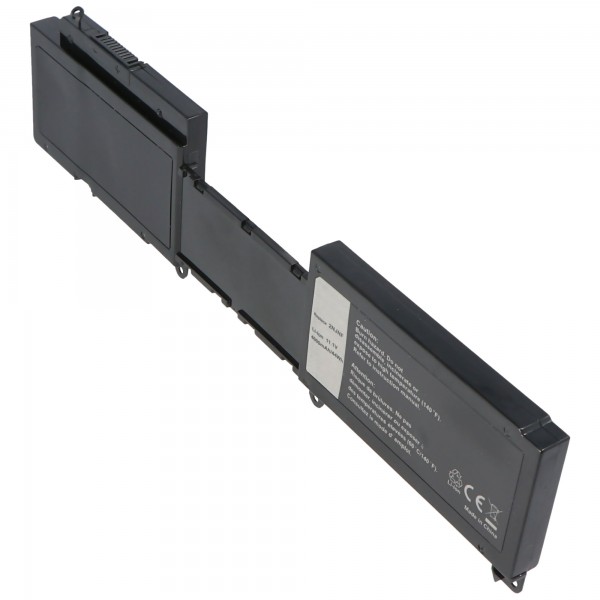 Accu geschikt voor Dell Inspiron 14z-5423 Ultrabook, Li-ion, 11.1V, 4000mAh, 44.4Wh