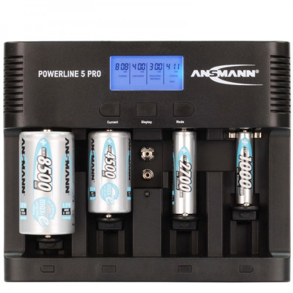 Ansmann Powerline 5 Pro Universele LCD snellader