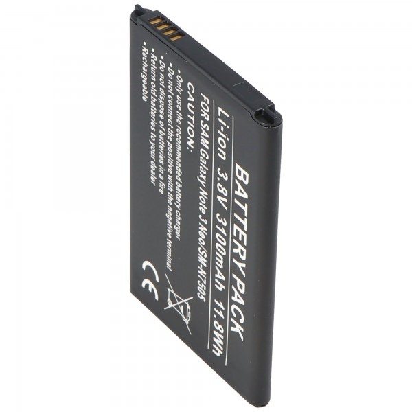 Samsung Galaxy Note 3 Neo-batterij SM-N7505 als vervangende batterij van AccuCell