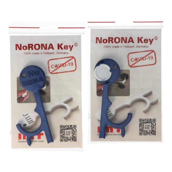 NoRONA Key © bundel, NoRONA de sleutel en chip voor het oefenen van alledaagse dingen, maar zonder direct huidcontact blijf jij ook gezond