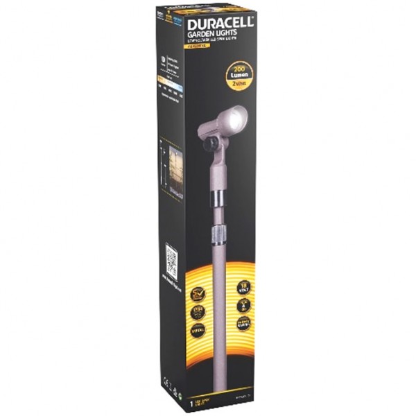 Duracell laagspannings-led-tuinspot, led-spot met max. 100 lumen, max. 1W