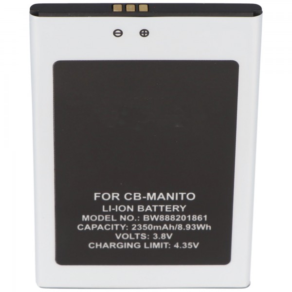 Batterij voor Cubot Manito, 2350mAh