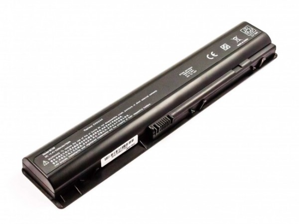 Batterij geschikt voor HP Pavilion DV9000, DV9100, DV9200, DV9500, Li-ion, 14.4V, 5200mAh, 74.9Wh, zwart