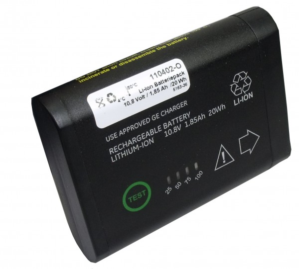 Originele Li-ionbatterij GE Healthcare Carescape PDM - type 2016989-002