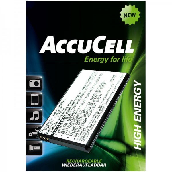 AccuCell-batterij geschikt voor Huawei Glory, Honor, M886, U8860