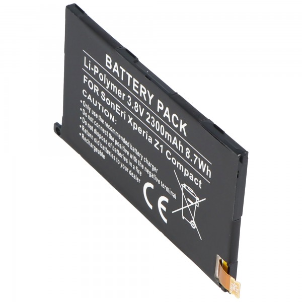 Accu geschikt voor de Sony XPERIA Z1 Compact batterij 1274-3419.1, 1ICP4 / 53/88, LIS1529ERPC