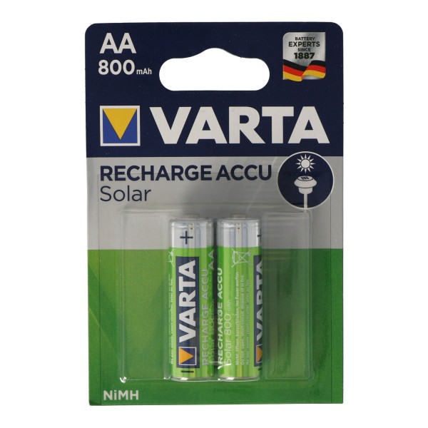 VARTA batterij voor zonne-verlichting, draadloze telefoon NiMH AA 800mAh 2er
