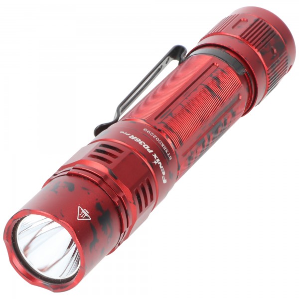 Fenix PD36R Pro LED Zaklamp Rood Camouflage, speciale uitvoering FEPD36RPRORood